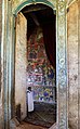 Monastero di ura kidanemihret, interno, porte con intagli e disegni praticati dai dilettanti 10.jpg