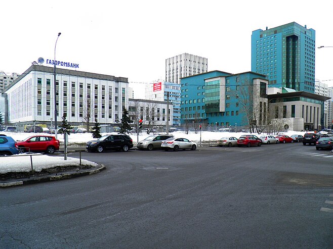Gazprombank in the Novocheremushkinskaya Street office block, Moscow