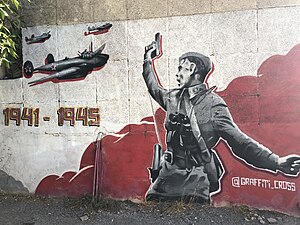 Murale della seconda guerra mondiale