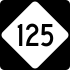 NC Highway 125 signo