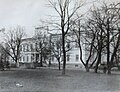 Галоўны (паўднёвы) фасад палаца. Фота 26 сакавіка 1918 г.