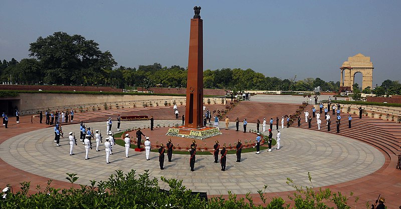 File:National War Memorial on the 21st anniversary of Kargil Vijay Diwas, 2020.jpg