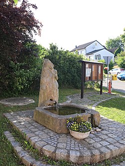 Mermaid fountain in Neuses