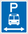 (R6-53.1) Bus Parking: No Limit (on both sides of this sign)