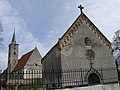 Čeština: Nezamyslice, okres Klatovy, kaple sv. Erazima a Kostel Nanebevzetí Panny Marie This file was created as a part of the photographic program of Wikimedia Czech Republic. Project: Fotíme Česko The program supports Wikimedia Commons photographers in the Czech Republic.