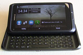 <span class="mw-page-title-main">Nokia E7-00</span> Cell phone model