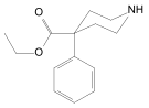 Chemical structure of Pethidine intermediate B.