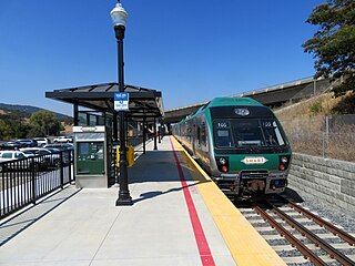 Novato San Marin station Railway station in Novato, California