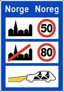 Speed limits in Norway Overview of speed limits in Norway