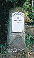 Old Milestone by the former A5 in Stony Stratford (geograph 5622526).jpg