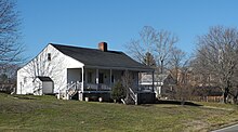 Etienne and Louise LaMarque house, built in 1810 in typical French style, is still a private home. Old Mines LaMarque House 26.jpg