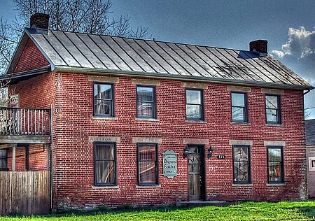 Once the Pike County (Ohio) Court House The structure was completed in 1819.jpg