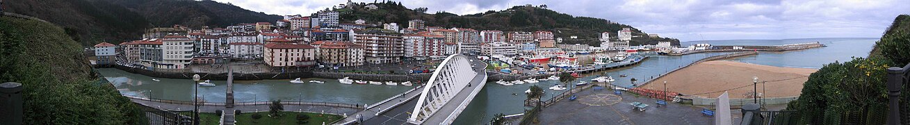 Ondarroa, (Vizcaya, País Vasco España) Vista general