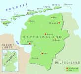 Német Kelet-Frízföld (Ostfriesland) ma