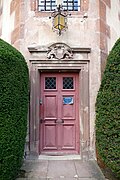 Porte d'accès de la tourelle d'escalier