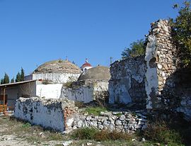 The ruins of four baths of the Roman and Ottoman period