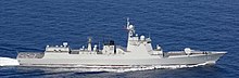 A Chinese Navy Luyang III-class (Type 052D) destroyer PLANS Taiyuan (DDG-131) 20190729.jpg