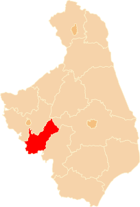 Powiat Powiat zambrowski  v Podleskom vojvodstve (klikacia mapa)