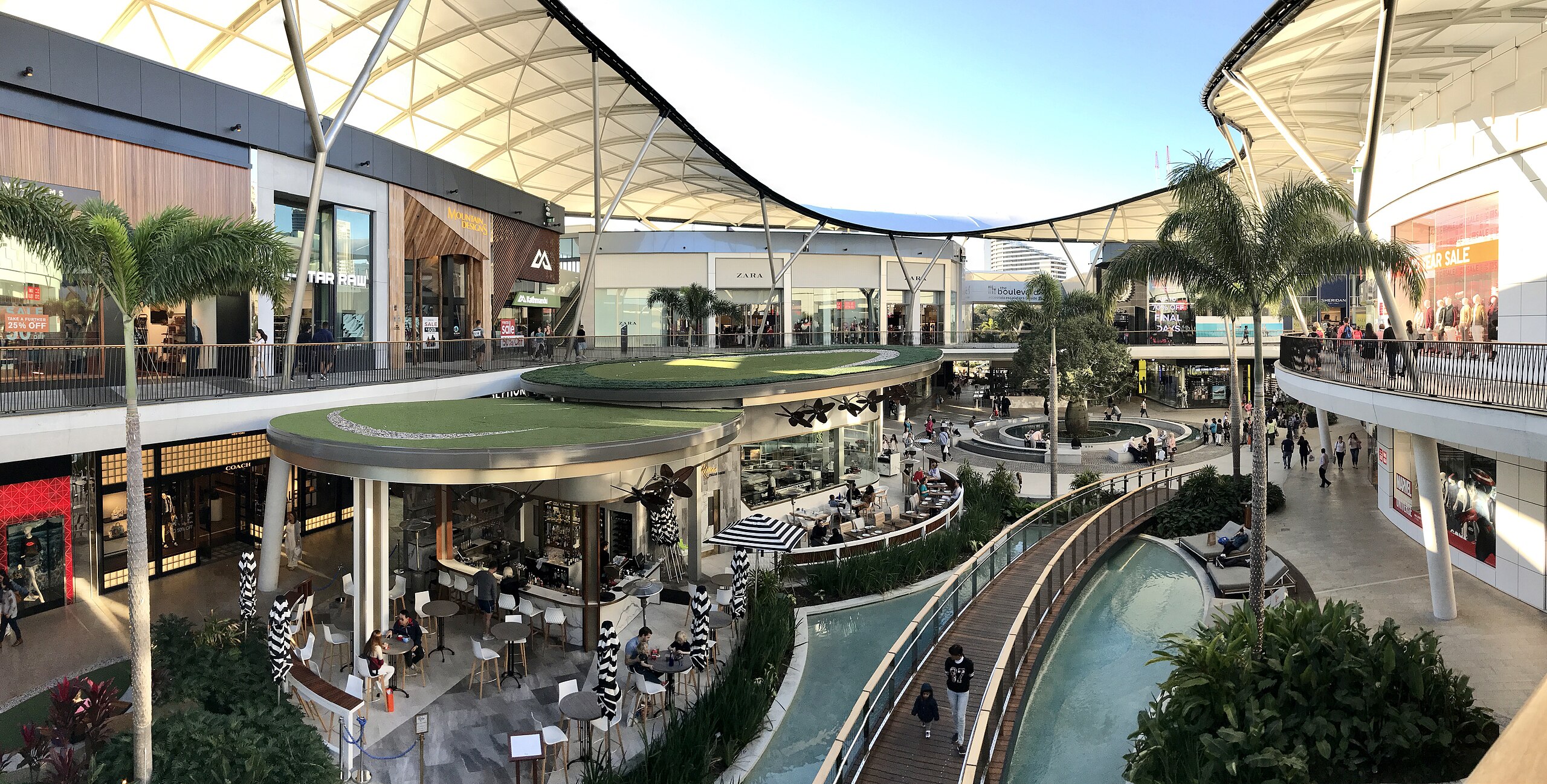 Pacific Fair Shopping Centre, home to luxury retail brands - Ausfilm