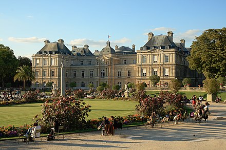 Palais du Luxembourg, meeting place of the French Senate.