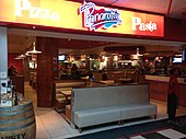 Panarotti's, a pizza restaurant originating in South Africa Panarotti's Pizza Pasta Century City 2014.JPG