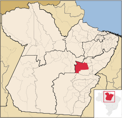 Localização de Novo Repartimento no Pará
