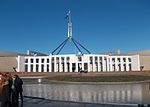 Miniatuur voor Bestand:Parliament House Canberra1.JPG