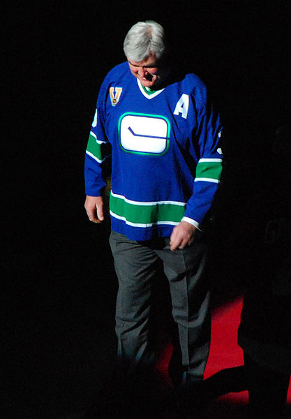 Quinn at Pacific Coliseum during Gordie Howe Night in Vancouver, March 2008