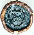 Čeština: Pečeť Miloty z Klamoše z roku 1401 English: Seal of Milota of Klamoš from 1401
