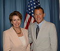 With Nancy Pelosi