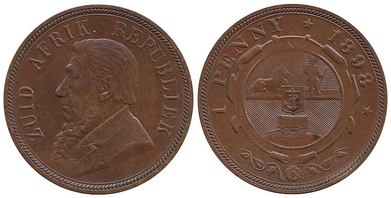File:Penny of the South African Republic (Transvaal), 1898.jpg