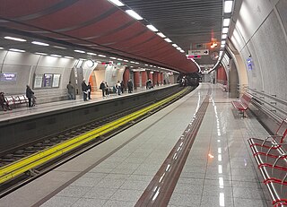 <span class="mw-page-title-main">Peristeri metro station</span> Athens Metro station