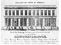 Kaufhaus "Petit Saint-Thomas" in Paris. Ausschnitt einer Rechnung vom 16. Juli 1828.