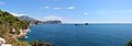 Панорама бухты Петроваца, острова Святой Недели и Катич.