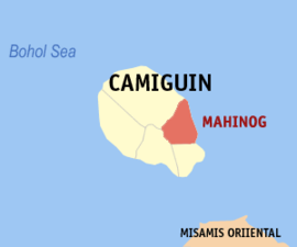 Mahinog na Camiguin Coordenadas : 9°9'N, 124°47'E