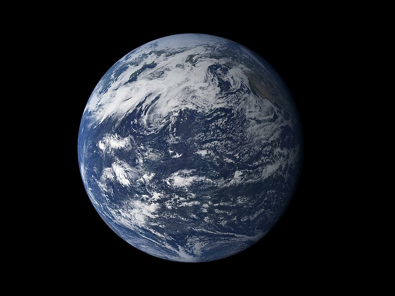 File:Photo-like view of Earth is based largely on observations from MODIS.jpg