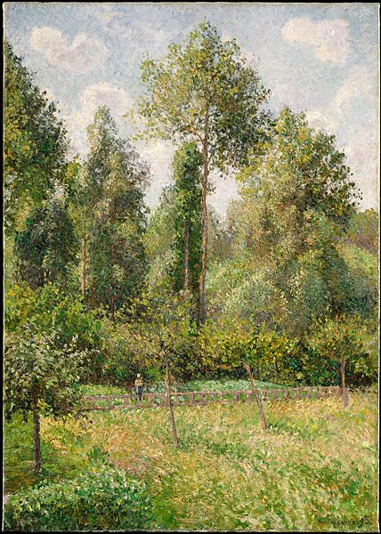 File:Pissarro - Poplars, Eragny (without Frame).jpg
