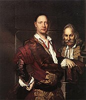 ジョバンニ・セッコ・スアルド伯爵と召使 (1720)　 アッカデミア・カッラーラ