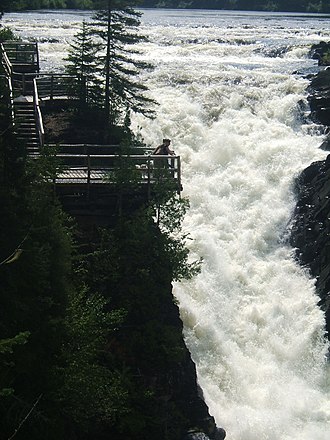 "Le Grand Sault" (The Grand Canyon) at Sault de Hell Gates Portes de l'Enfer.jpg