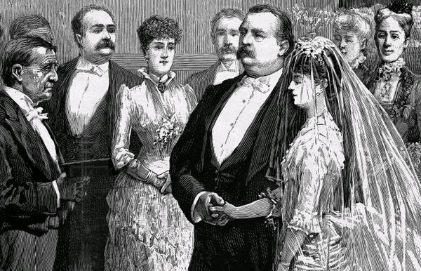 Frances Folsom trouwde president Grover Cleveland op 2 juni 1886, waardoor ze first lady werd.