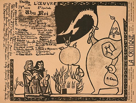 Programme for the première of Ubu Roi
