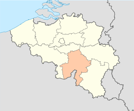 Province of Namur (Belgium) location.svg