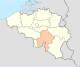 Province of Namur (Belgia) location.svg