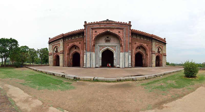 File:Qila-e-Kuhna Masjid - Old Fort - New Delhi 2014-05-13 2790-2805 Compress.JPG