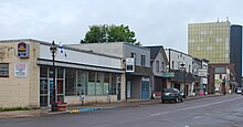 South side of 300 block of Quincy St. Quincy Street Historic District Hancock 300 block S 2009.jpg