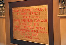 Quotes on War Quotes on War-Minnesota State Capitol.jpg