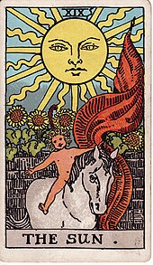 Carte Tarot - Sun, moon & stars