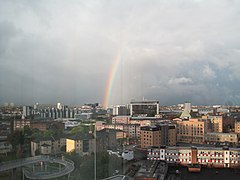 Rainbow on theClyde (geograph 5363557).jpg