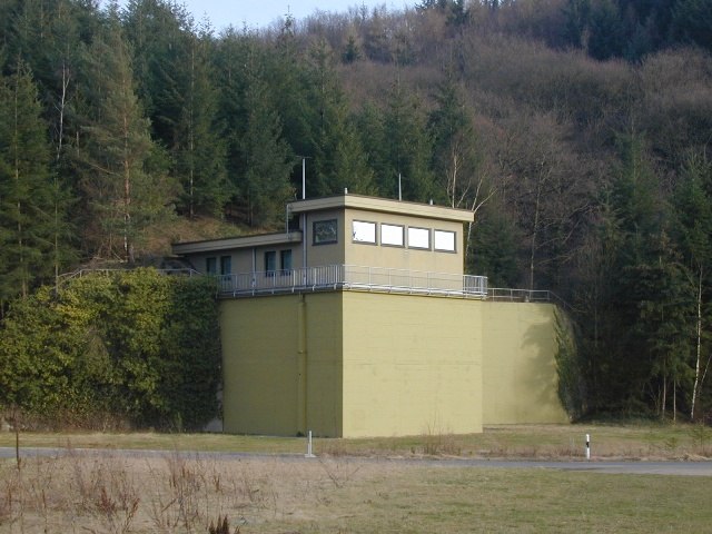 Access building to section 2 (East/West) of the government bunker near Marienthal after deconstruction, March 2008