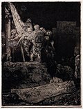 Thumbnail for File:Rembrandt, discesa dalla croce, acquaforte e puntasecca, 1654.jpg